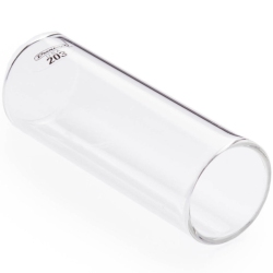 JIM DUNLOP Dunlop 203 Pyrex Glass Bottleneck Guitar Slide-Reg Large