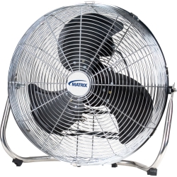 MATRIX 18 -Inch High Velocity Floor Fan Portable 3 Speed Air Flow Tilt Industrial Commercial