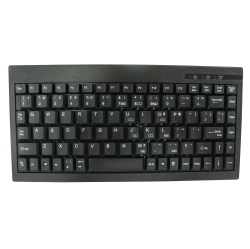 SOLIDTEK Mini-Keyboard, USB, Blk, Fren Can Layout (Ack-595U-Cf)