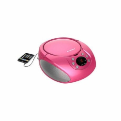 SYLVANIA Srcd261-Pnk 1 Portable CD Player Am/fm Radio Boombox - In Pink