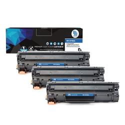 GOTONERS 3Pk HP New Compatible Cf283A (83A) Standard Yield Toner Cartridge for HP Laserjet Pro M125/m126/m127/m201/m225 In Black