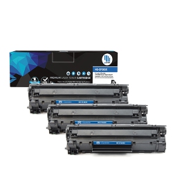 GOTONERS 3Pk HP New Compatible Cf283X (83X) High Yield Toner Cartridge for HP Laserjet Pro Mfp M201Dw/m201N/m225Dn/m225Dw In Black