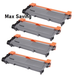 MAX SAVING - 4Pack Replacement Tn660 Compatible Toner for Tn-660 High Yield (Tn630) Brother Dcp-L2520Dw Dcp-L2540Dw Hl-L2300D Hl-L2305W Hl-L2320D