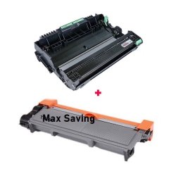 MAX SAVING - 2Pk (Toner Cartridge + Drum Unit) Compatible for Brother (Tn660+ Dr630) Dcp-L2520Dw Dcp-L2540Dw Hl-L2300D Hl-L2305W