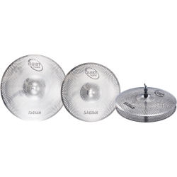 SABIAN Quiet Tone Practice Cymbals Set - 13/14/18