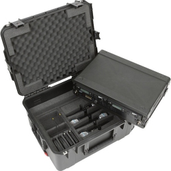 SKB 2U Iseries 2217-10 Wireless Microphone Fly Rack Case