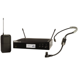 SHURE Blx14R/sm35 Wireless Rack Mount Headset System With Headset Microphone (H10: 542-572 Mhz)
