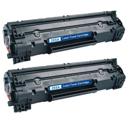 MAX SAVING -2Pack Toner Cartridge Compatible for Ce285A, HP Ce285A HP 85A Laserjet Pro P1102 P1102W M1130 M1132 M1134 M1136 M1137 M1138