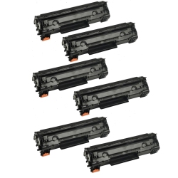 MAX SAVING - 6 Pack Compatible Cf283A Toner Cartridge for HP 83A, HP Cf283A Laserjet Pro Mfp M127Fn, Mfp M127Fw, M125Nw, M125Rnw