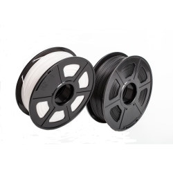 MAX SAVING 2 Spoons (One + One White) Pla 1.75MM Filament 1Kg-Spool-2-2-Lbs-Multi-Colored-Pla, Dimensional Accuracy +/- 0.02 MM In Black