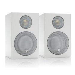 MONITOR AUDIO Radius 90 2-Way Bookshelf Speaker - Satin - Pair In White