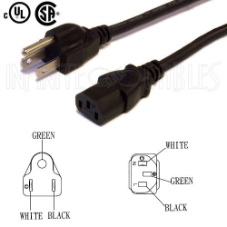 INFINITE Wall to Cpu Power Cord