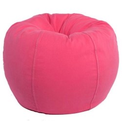 MY BEAN BAG Bean Bag Kids Round, Twill Beanbag In Pink