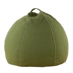 MY BEAN BAG Bean Bag Kids Round, Twill Beanbag In Green