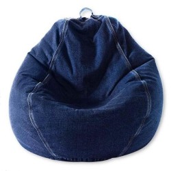 MY BEAN BAG Bean Bag Kids Pear, Denim, Indigo Beanbag