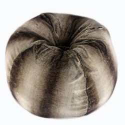 MY BEAN BAG Bean Bag Fur, 40", Grey Ombre; Taupe And Grey Beanbag In Brown