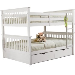 SCANICA Sydney Full Over Full Bunk Bed With Drawers