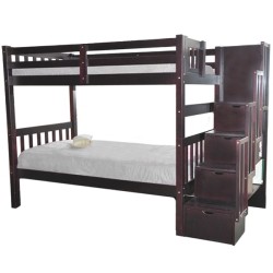 SCANICA Stairway Twin Over Twin Bunk Bed