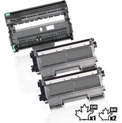 INKFIRST 3Pk ® High Yield Compatible Toner Cartridge & Drum Unit Tn-450 Dr-420 Replacement for Brother Tn450 Dr420