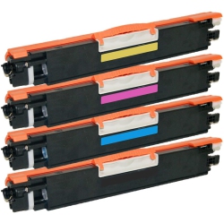 INKFIRST 1 Set Of 4 Compatible Toner Cartridges Replacement for HP Ce310A Ce311A Ce312A Ce313A 126A Color Laserjet Cp1025Nw