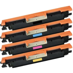 INKFIRST 1 Set Of 4 Compatible Toner Cartridges Replacement for HP Cf350A Cf351A Cf352A Cf353A 130A Color Laserjet Pro M177Fw