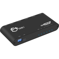 SIIG 1X4 HDMI 2.0 Splitter / Distribution Amplifier With Auto Video Scaling - 4K 60Hz HDr