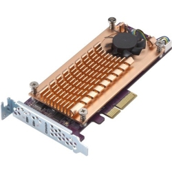 QNAP SYSTEMS INC. Ac Dual M.2 22110 2280 SATA Expansion Card PCie Gen2X2 (Qm2-2S-220A)