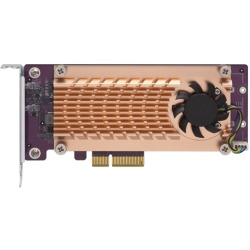 QNAP SYSTEMS INC. Ac Dual M.2 22110 2280 PCie Expansion Card PCie Gen2X4 (Qm2-2P-244A)