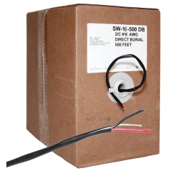 THRUSOUND Burial Series 16Awg 2-Conductor Outdoor Speaker Wire (500 Feet)