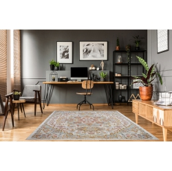 LA DOLE RUGS Ladole Rugs Frieda Cream Indoor/outdoor Area Rug 5'3" X 7'6" In Beige