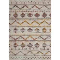 LA DOLE RUGS Ladole Rugs Cranbrook Southwestern Charcoal Indoor/outdoor Area Rug 6'5" X 9'5" In Brown