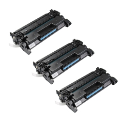 MAX SAVING - 3 Pack Compatible With Cf226A Toner Cartridge for HP 26A Laserjet Pro M402D M402Dn M402N And Pro Mfp M426Fdw M426Fdn