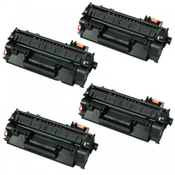 MAX SAVING - 4Pk Toner Cartridge Compatible for HP Cf280A, HP 80A Laserjet Pro 400 M401 Printer Series, HP Laserjet Pro 400 Mfp M425 Series