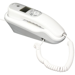 AT&T Tr1909 Trimline Corded Phone With Caller Id & Call Waiting - In White