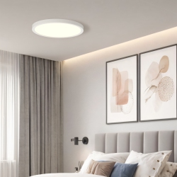 BAZZ 14 Inch Flush Mount Led Ceiling Panel In White
