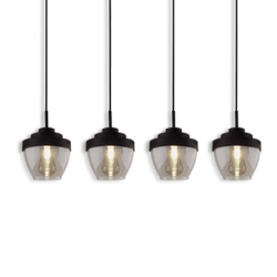 BAZZ 64 In. 4-Light Vintage Quadruple Pendant Fixture