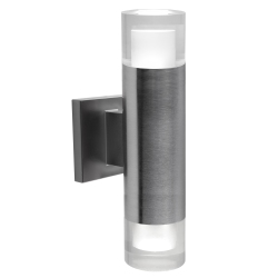 BAZZ Luvia Led Outdoor Wall Fixture In Stainless Steel