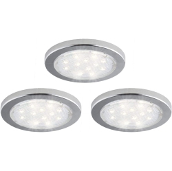 BAZZ 3 Pack Under Cabinet Led Puck