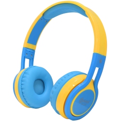 CONTIXO Kids Tooth Headphones, Wireless & Wired, Built-In Mic & Sd Music Player, Cushioned Over Ear Design, Iphone, Ipad, Android & Gaming Devices -