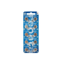 RENATA 10-Pack 357 / Sr44W Oxide Button Batteries In Silver