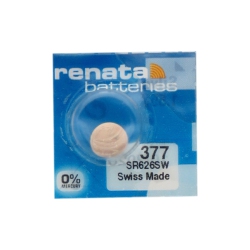 RENATA 30-Pack 377 / Sr626Sw Oxide Button Batteries In Silver