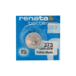 RENATA 50-Pack 373 / 372 / Sr916Sw Oxide Button Batteries In Silver