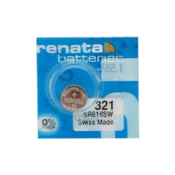 RENATA 25-Pack 321 / Sr616Sw Oxide Button Batteries In Silver