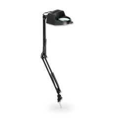 XTRICITY Desk Lamp Magnifier Swing Arm Clip 60W In Black