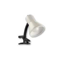 XTRICITY Desk Lamp Gooseneck Arm Clip 60W In White