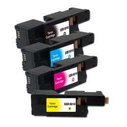 MAX SAVING - 4Pk Compatible 6000/6010/6015 Toner Cartridge (K, C, M, Y) for Xerox Phaser 6000/6010/6015 106R01627/106R01628/106R01629/106