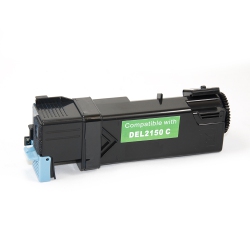 GOTONERS Generic Packaged Replacement 331-0716 (2150/2155) Toner Cartridge for Dell 2150, 2155 In Cyan