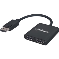 MANHATTAN Displayport to 2-Port HDMI Splitter Hub With Mst
