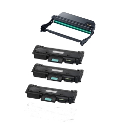 MAX SAVING -4Pk (Image Unit+ 3Toner Cartridge) Compatible for Xerox 3052/3260/3215/3225, 101R00474, 106R02777