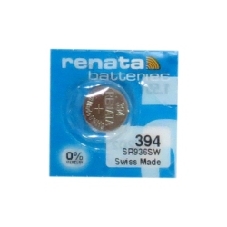RENATA 10-Pack 394 (Sr936Sw) Oxide Button Batteries In Silver